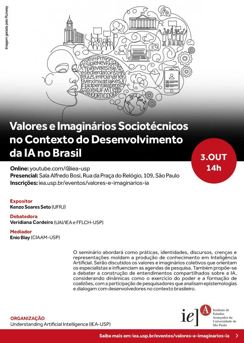 Convite Valores e Imaginários Sociotécnicos no Contexto do Desenvolvimento da IA no Brasil