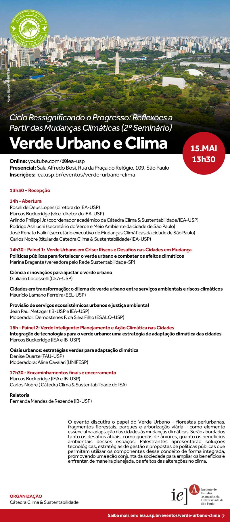 Convite Verde Urbano e Clima