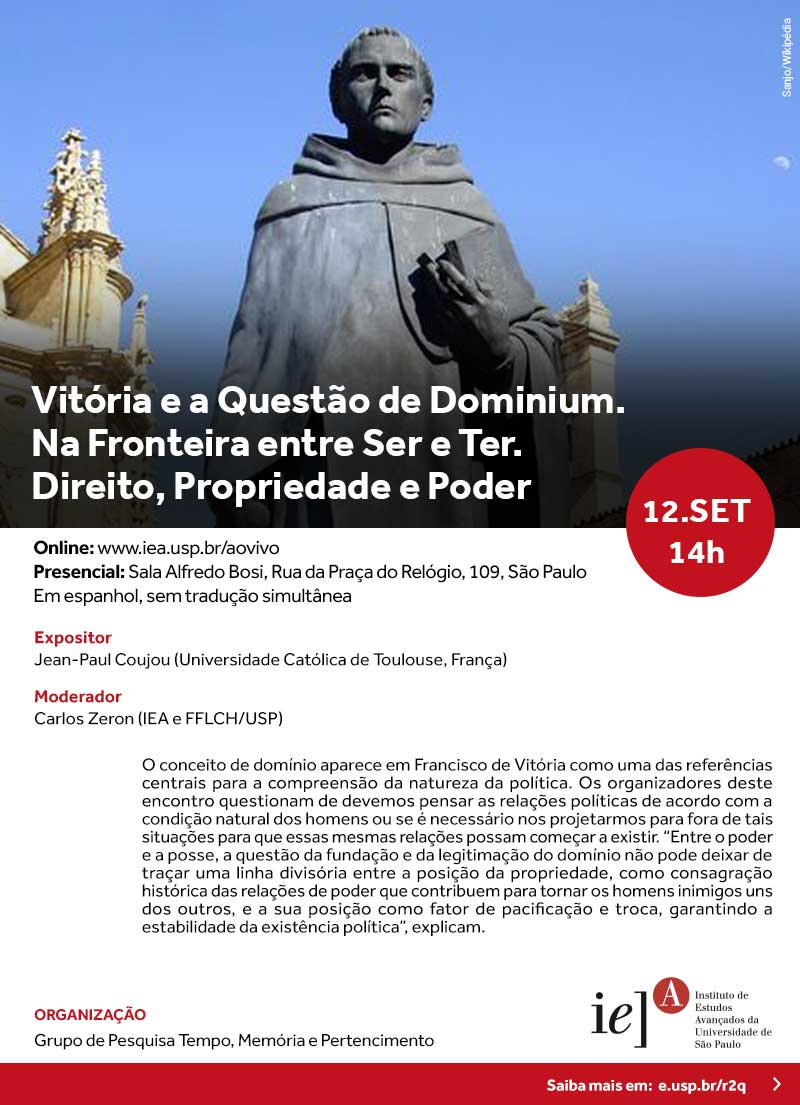 Convite - Vitória e a Questão de Dominium