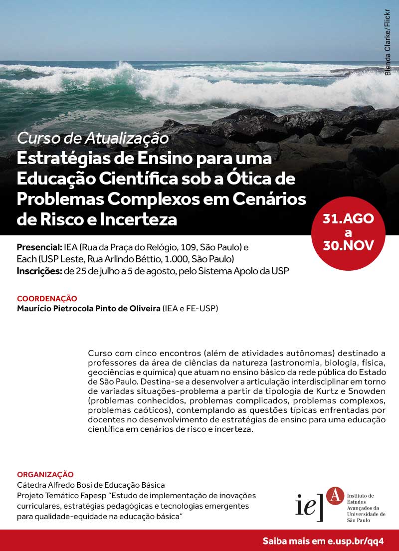 Curso sobre estratégias de ensino para educação científica