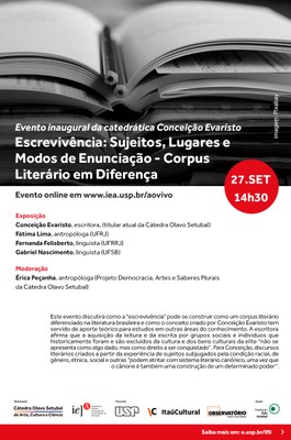 Escrevivência: Sujeitos, Lugares e Modos de Enunciação - Corpus Literário em Diferença