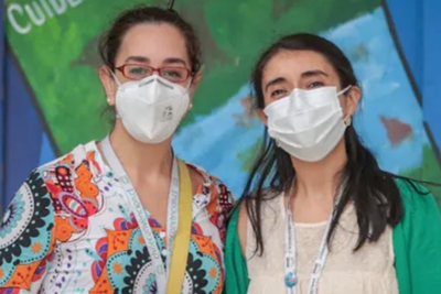 Ester Rizzi e María Elisa Quinteros