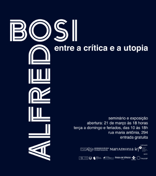 Exposição Alfredo Bosi - cartaz