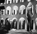 Federico Fellini e a atriz Anita Ekberg (1962) Federico Fellini e a atriz Anita Ekberg (1962)