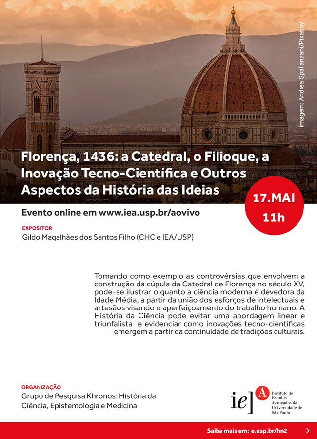 Florença, 1436: a Catedral, o Filioque, a Inovação Tecno-Científica e Outros Aspectos da História das Ideias