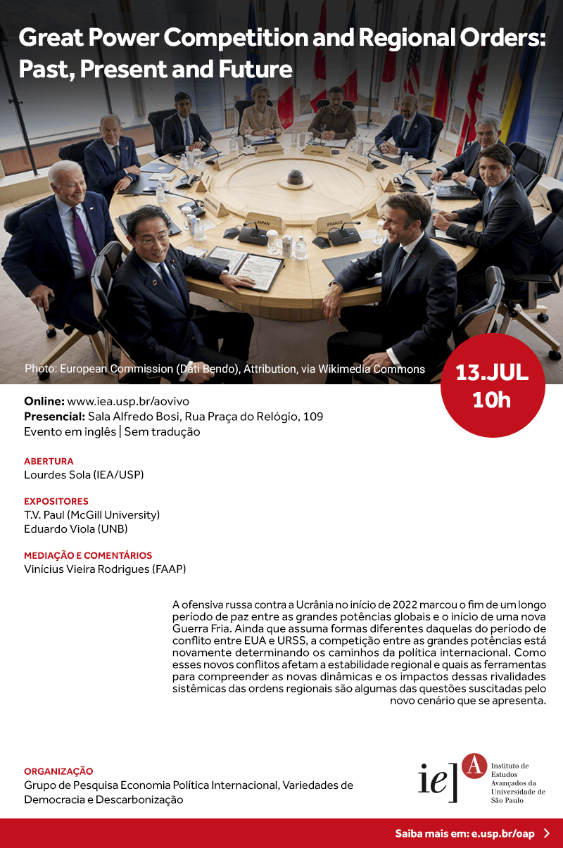 Great Power Competition and Regional Orders: Past, Present and Future