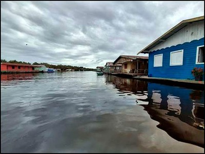 Habitações flutuantes da Amazônia 3
