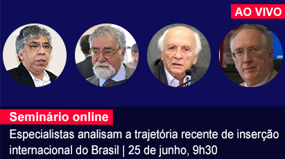 Home 1 - A Inserção do Brasil no Sistema Internacional - AO VIVO