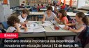 Home 1 - Experiências de sucesso na educação Home 1 - Experiências de sucesso na educação