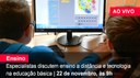 Home 1 - Tecnologia na educação - Ao vivo Home 1 - Tecnologia na educação - Ao vivo