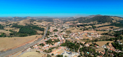 Home 2 - Vista aérea do município de Vargem
