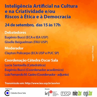 Inteligência Artificial na Cultura e na Criatividade e/ou Riscos à Ética e à Democracia