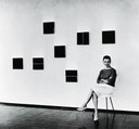 Lígia Clark na 1ª Exposição Nacional de Arte Neoconcreta, 1957 Lígia Clark na 1ª Exposição Nacional de Arte Neoconcreta, 1957