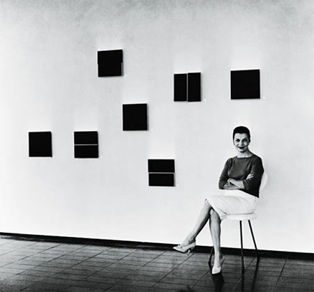 Lígia Clark na 1ª Exposição Nacional de Arte Neoconcreta, 1957