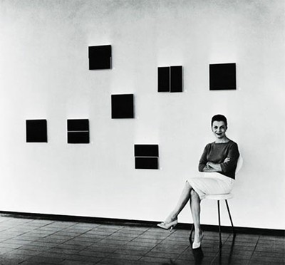 Lígia Clark na 1ª Exposição Nacional de Arte Neoconcreta, 1957