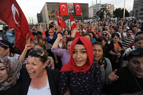Manifestação em Istambul - 16/6/2013