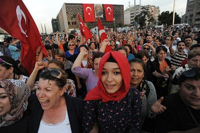 Manifestação em Istambul - 16/6/2013