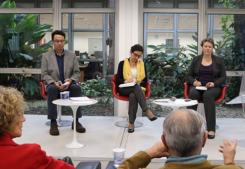 Márcio Seligmann-Silva, Juliana Perez e Brigitte Weiffel - 8/11/18