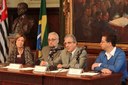 Maria Alice Setubal, Paulo Saldiva, Marcelo de Andrade Roméro e Eduardo Saron Maria Alice Setubal, Paulo Saldiva, Marcelo de Andrade Roméro e Eduardo Saron