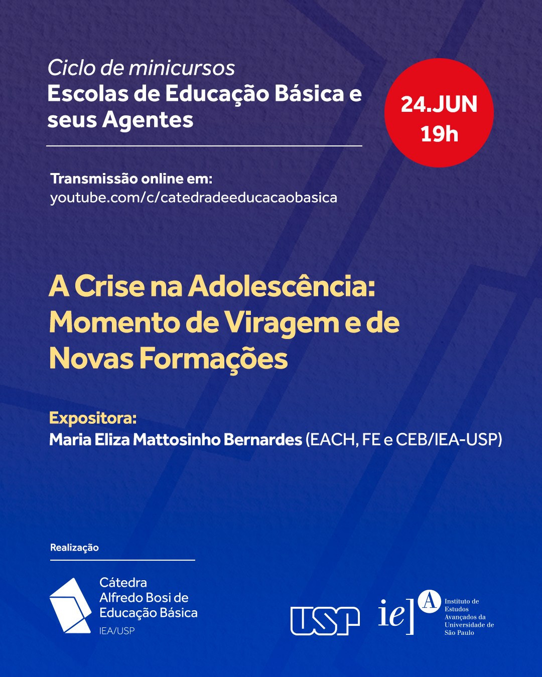 Minicurso A Crise na Adolescência: Momento de Viragem e de Novas Formações