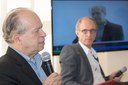 Ministro Renato Janine e Martin Grossmann Ministro Renato Janine e Martin Grossmann