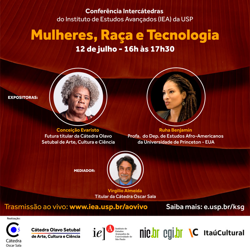 Mulheres, Raça e Tecnologia - 2º Encontro Inter-Cátedras do IEA/USP