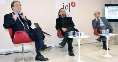 Octavio de Barros, Gilson Schwartz e Regis Arslanian 1