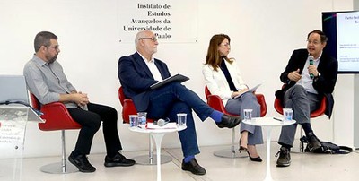 Carlos Leite, Ricardo Young, Carolina de Gioia Paoli e Eduardo Giannetti - Pacto Federativo Brasileiro