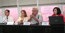 Participantes da mesa-redonda Fabricação, Falsificação e Plágio nas Ciências e Humanidades Participantes da mesa-redonda Fabricação, Falsificação e Plágio nas Ciências e Humanidades
