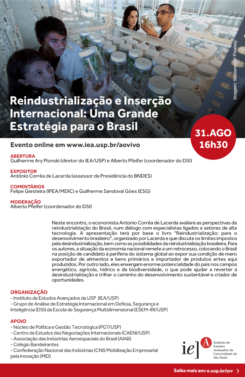 Reindustrialização e Inserção Internacional: Uma Grande Estratégia para o Brasil