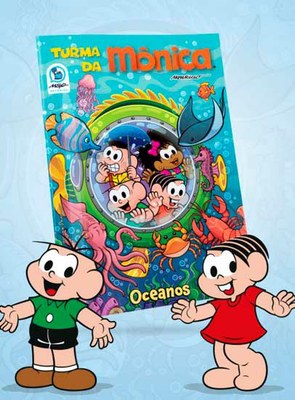 Revistinha Turma da Mônica Oceanos