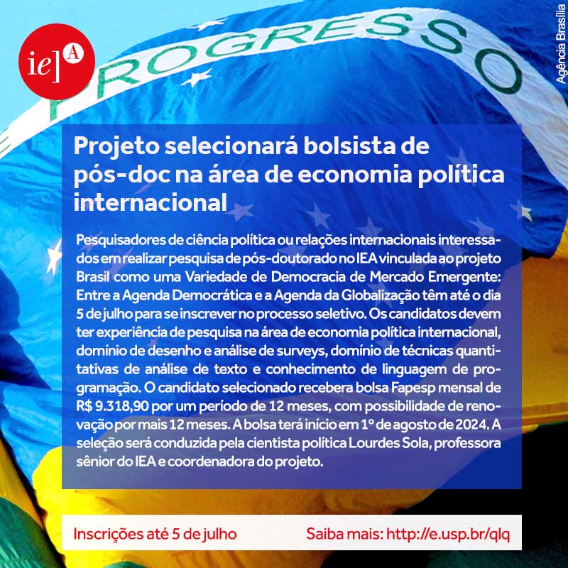 Seleção para bolsa pós-doc da Fapesp