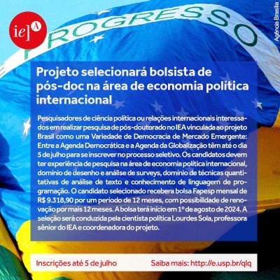 Seleção para bolsa pós-doc da Fapesp