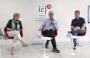 Sonia Maria Barros de Oliveira, José Eli da Veiga e Reinaldo José Lopes - 24/4/2017 Sonia Maria Barros de Oliveira, José Eli da Veiga e Reinaldo José Lopes - 24/4/2017