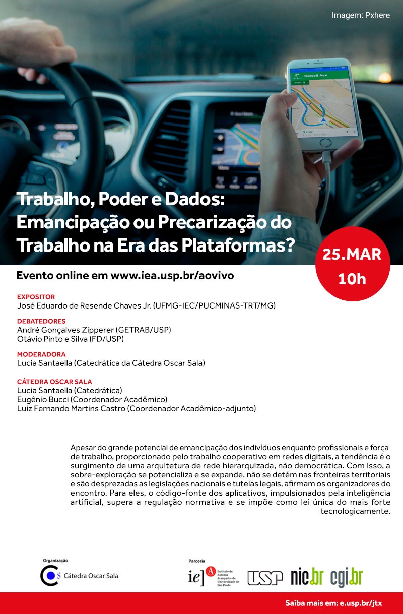 Trabalho, Poder e Dados - Emancipação ou Precarização do Trabalho na Era das Plataformas?