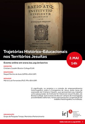 Trajetórias Histórico-Educacionais nos Territórios Jesuítas