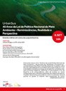 UrbanSus - 40 Anos da Lei da Política Nacional do Meio Ambiente – Reminiscências, Realidade e Perspectiva UrbanSus - 40 Anos da Lei da Política Nacional do Meio Ambiente – Reminiscências, Realidade e Perspectiva