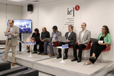 Eugênio Bucci, Dora Kaufman, Naomar de Almeida Filho, Virgílio Almeida, Valdir Barzotto, Luciano Digiampietri e Karla Lima