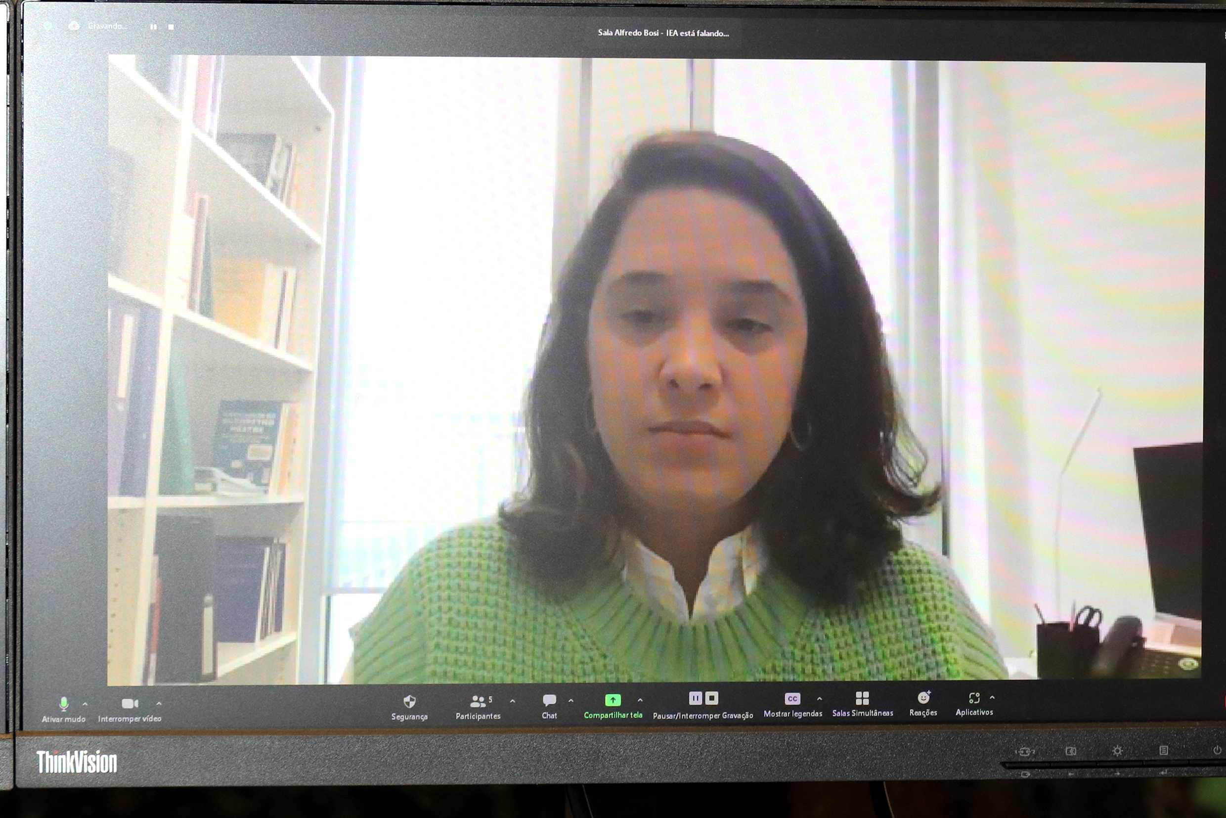 Laura Schertel Mendes, via vídeo-conferência