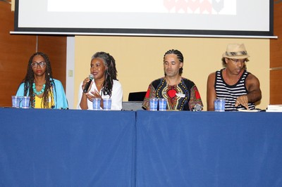 Fátima Santana, Juliana Yade, Alan Brito e Allan da Rosa