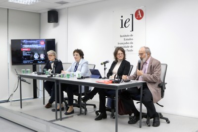 Nadège Mézié, Brigitte Collet, Sheila Neder e Guilherme Ary Plonski