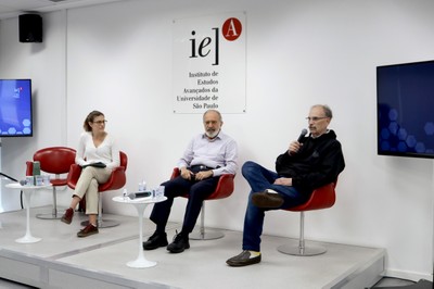 Veridiana Cordeiro, Guilerme Ary Plonski e Glauco Arbix