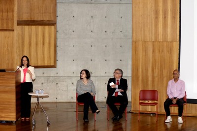 Liedi Bernucci, Roseli Lopes, Carlos Gilberto Carlotti Junior e Alfredo Goldman