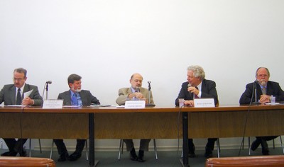 Carlos Eduardo Lins da Silva, José Augusto Guilhon Albuquerque, Ronaldo Mota Sardenberg, João Steiner e Jacques Marcovitch