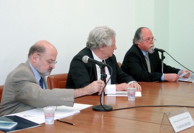 Ronaldo Mota Sardenberg, João Steiner e Jacques Marcovitch