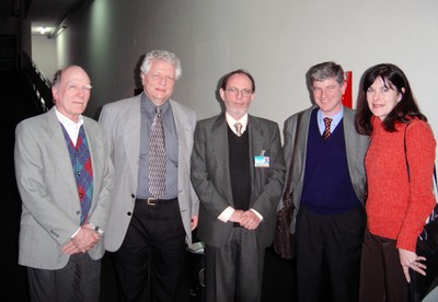 Gerhard Malnic, João Steiner, Hernan Chaimovich, Dante Gallian e Mayana Zatz
