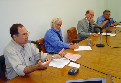 Américo Kerr, Cláudio de Moura e Castro, Gerhard Malnic e Ernest Hamburguer