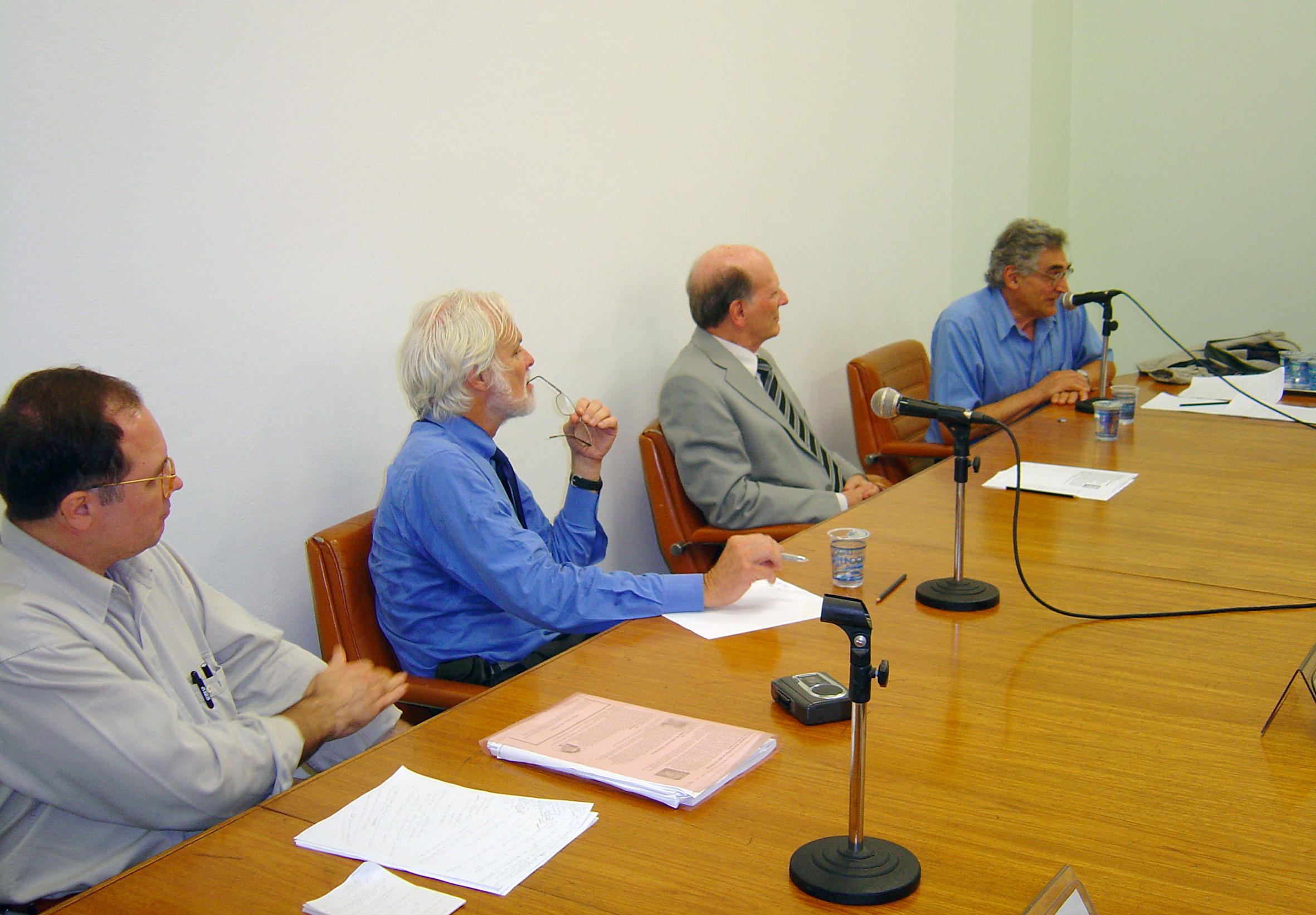 Américo Kerr, Cláudio de Moura e Castro, Gerhard Malnic e Ernest Hamburguer