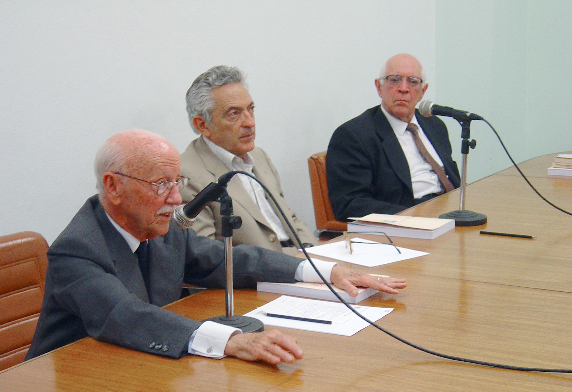 Hélio Bicudo, Alfredo Bosi e Dalmo de Abreu Dallari