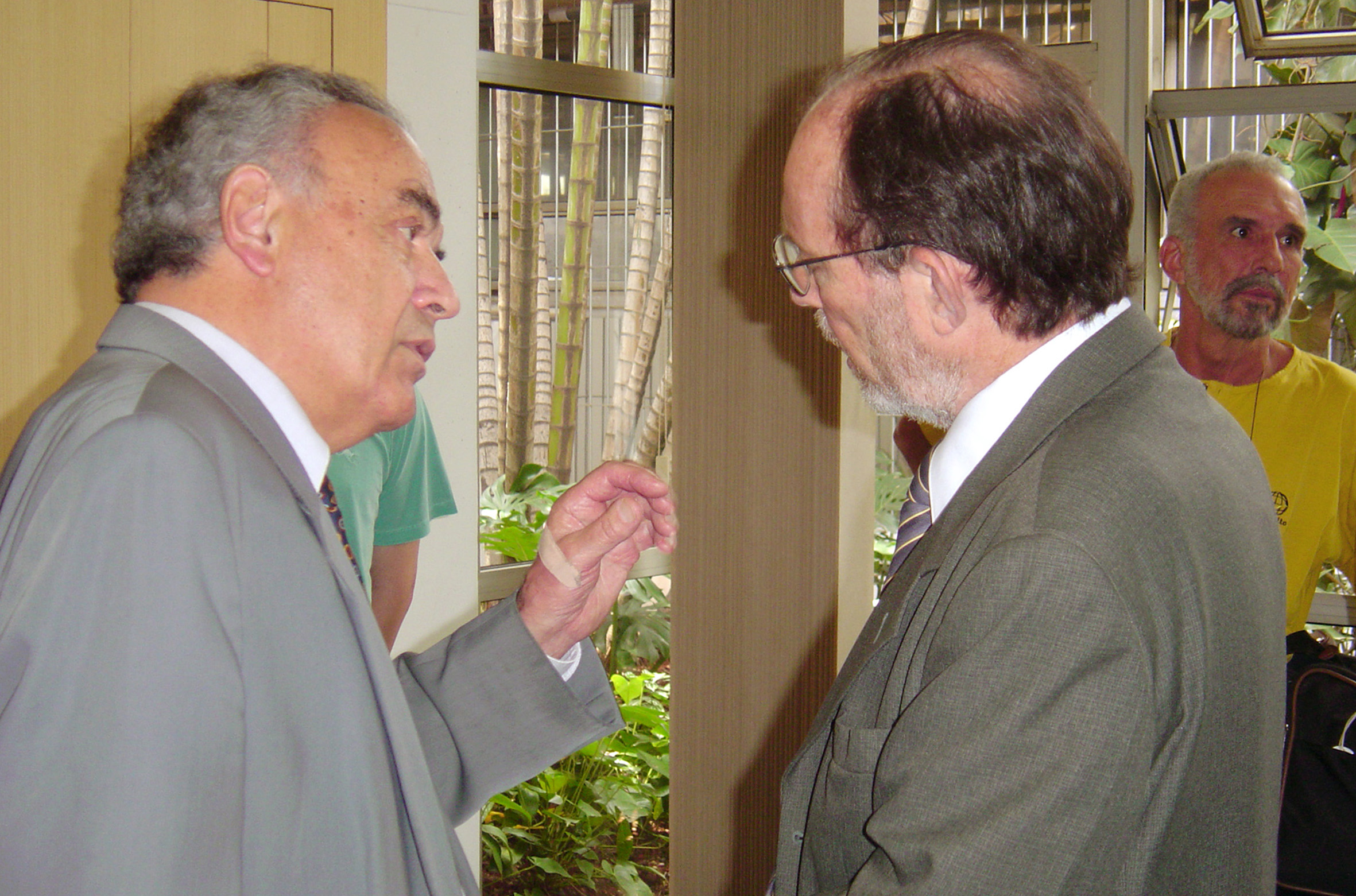 Werner Arber e Hernan Chaimovich